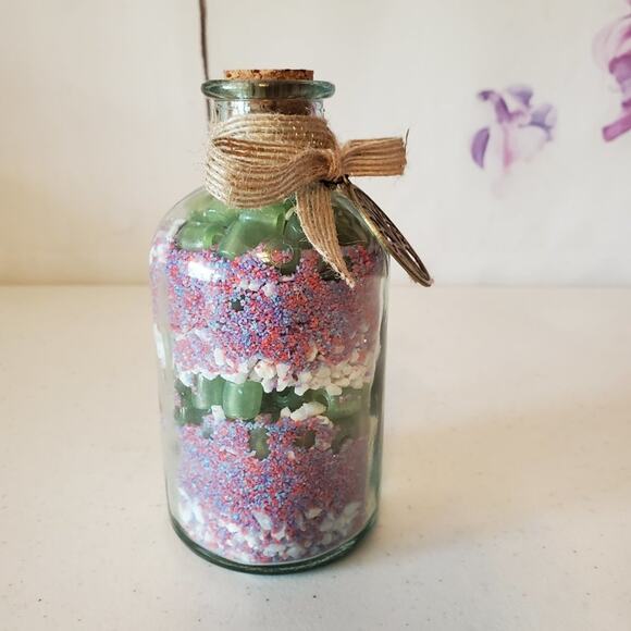 Unbranded Decorative Sand Tree Of Life Tinted Glass Bottle - Picture 3 of 9